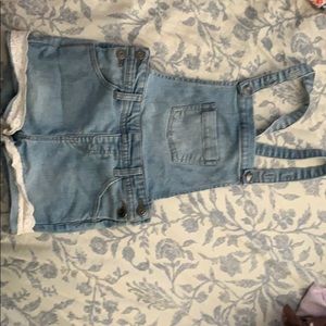 Cat & jack girls overralls size 6/6x